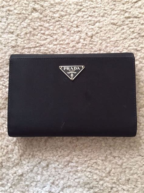 prada wallet black and white|prada wallet black woman.